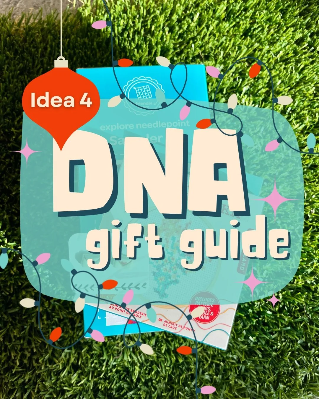 In case you missed it, DNA is here to give you lots of holiday gifting inspiration 🎁 We will be posting #dnagiftguide bundles to get your creative juices flowing🎄🎅🏽 ⁠
⁠
aaaand ides #4 is for the person who loves a lil craft:⁠
⭐ a needlepoint star