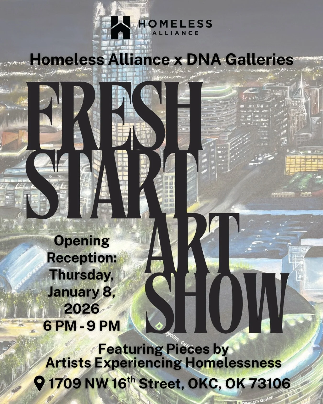Coming soon to @dnagalleries ✨️ ⁠
⁠
Every January, we have started off our new year with an art show in collaboration with the @homelessaliance. Once again, we are pleased to welcome back the artists from the Fresh stART program!⁠
⁠
Fresh stART is an