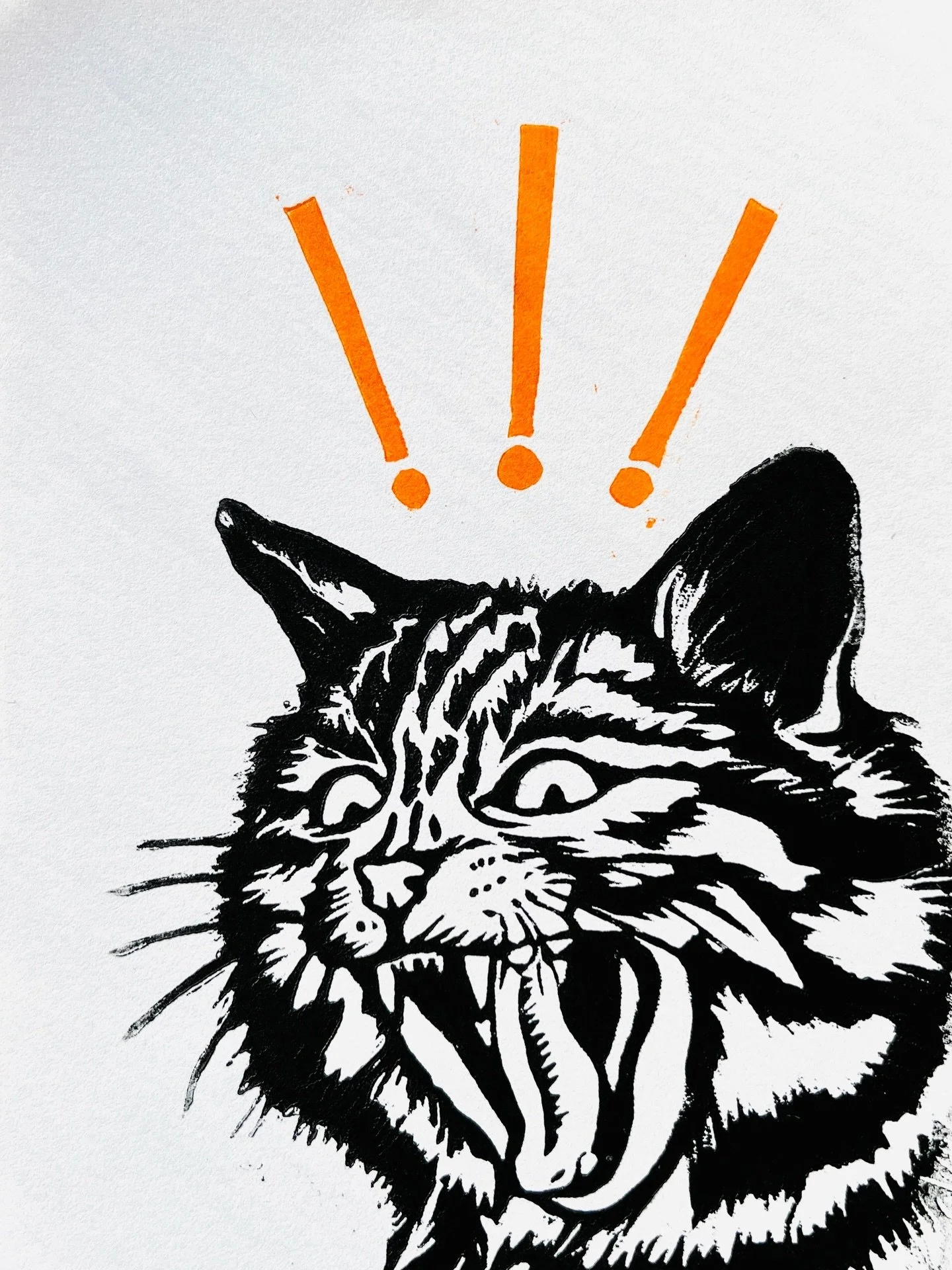 Restock alert from @krystens_art ‼️🐈&zwj;⬛ ⁠
⁠
You can also now find their work in sticker form too! So, if you&rsquo;re not feeling a large scale print, you can find them as a small scale sticker ✨️