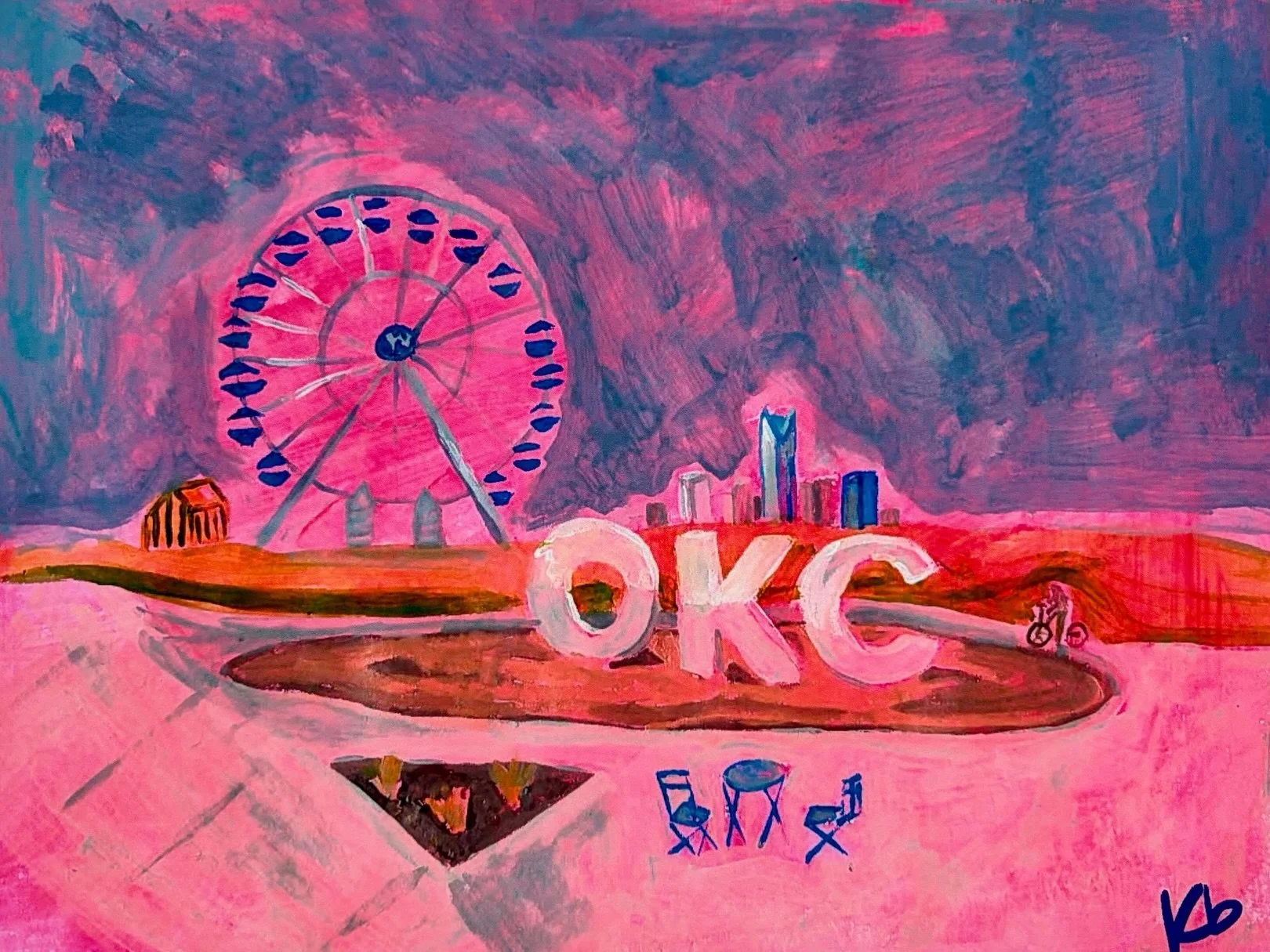 New prints from @artby_kbee 🤠 Perfect to show some city pride but in an artsy low-key type of way ✨️