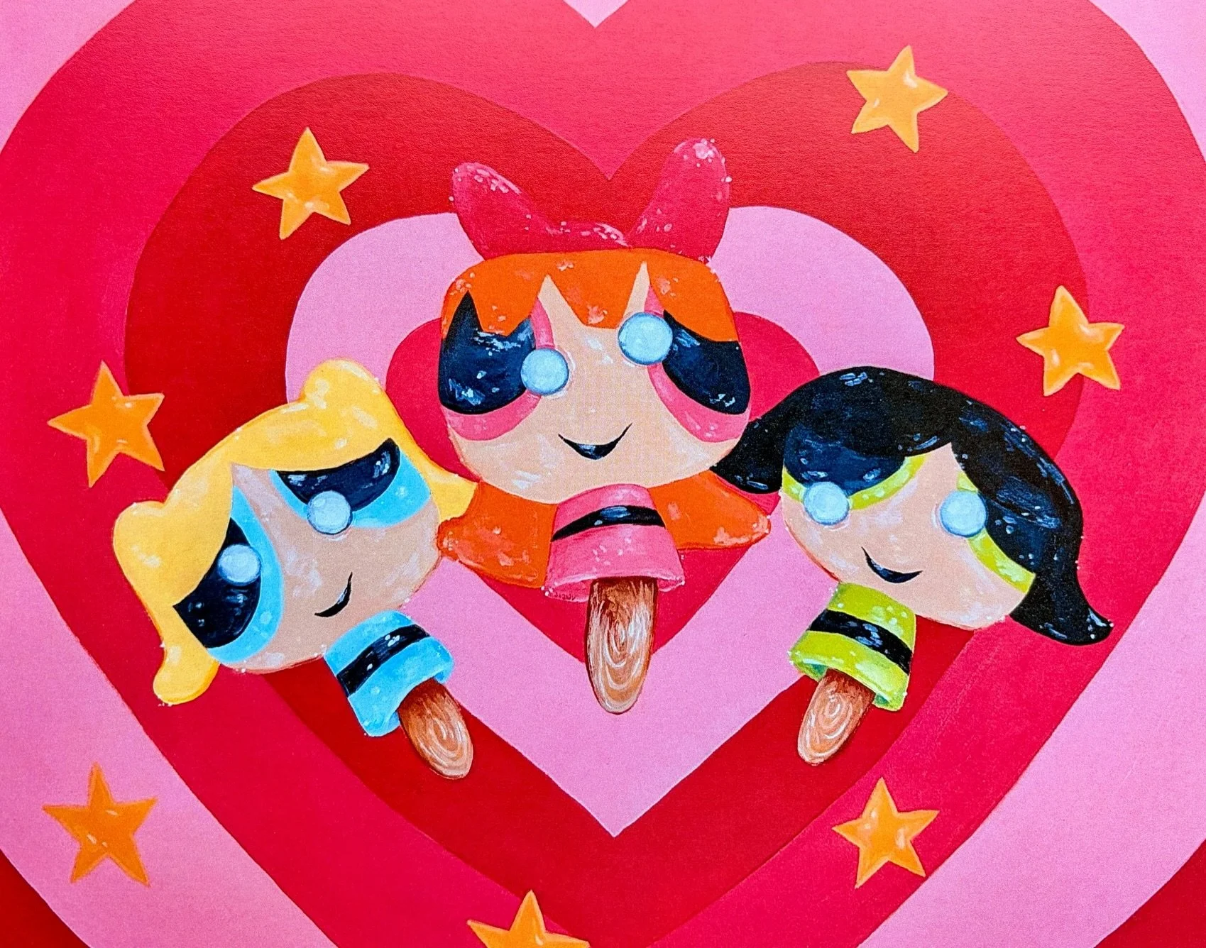 The perfect dose of nostalgia from @artof.jasmine 💗🌟 You can find these and MANY more prints by Jasmine in store!⁠