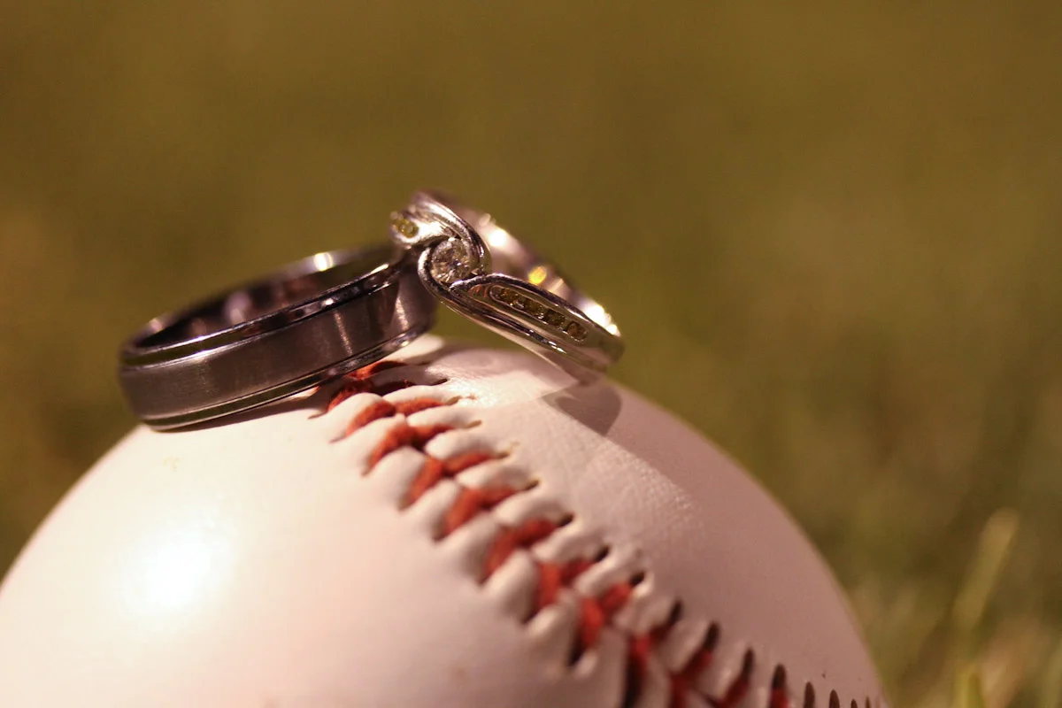 Wedding in Missoula basball stadium-Mikel and Tyler