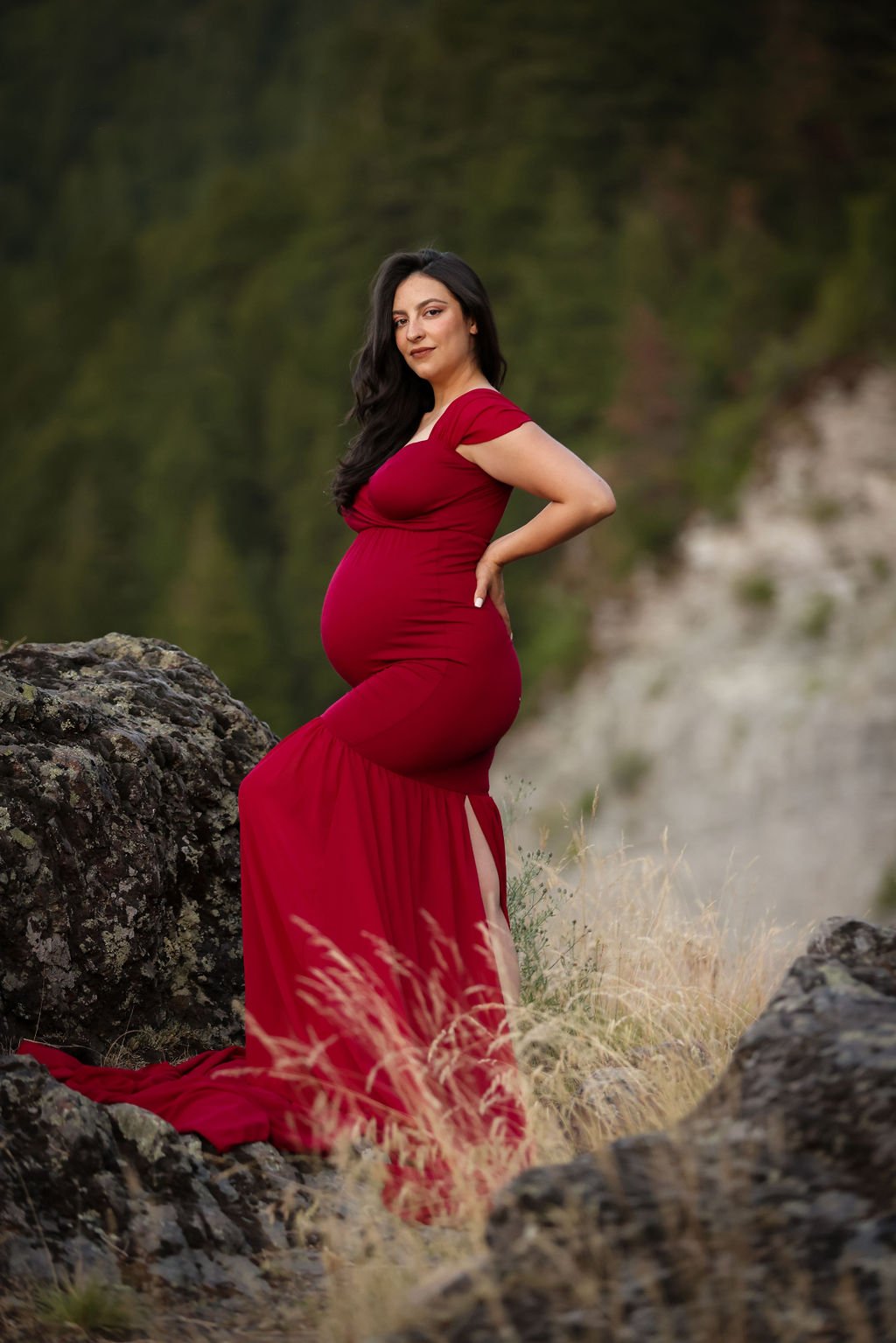 Red gown on pregnant woman.jpg