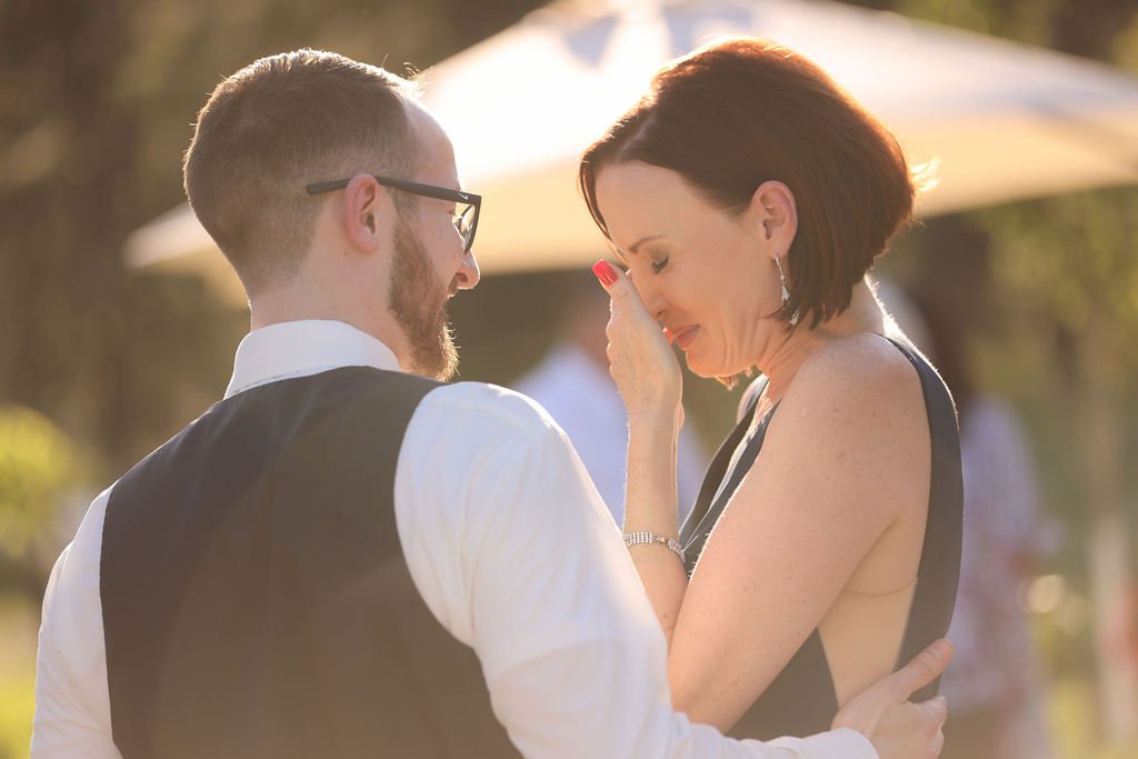 Mother of groom crying during first dance.jpg