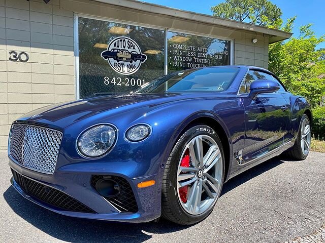 This custom built 2020 Bentley Continental GT convertible sets new standards for craftsmanship and elegance. To protect this incredible finish we preformed multiple steps of paint correction before installing @xpel Ultimate Plus PPF film to make rock