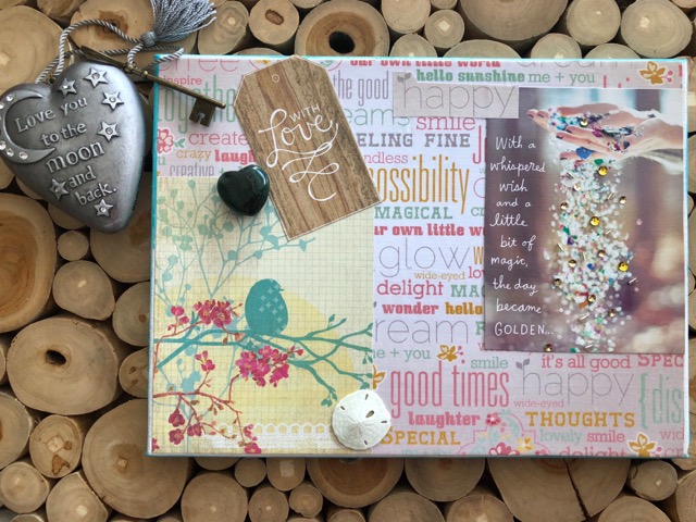 Vision boards are a powerful and fun way to manifest your best life. Here's my latest one, created while on a peaceful retreat in Siesta Key.