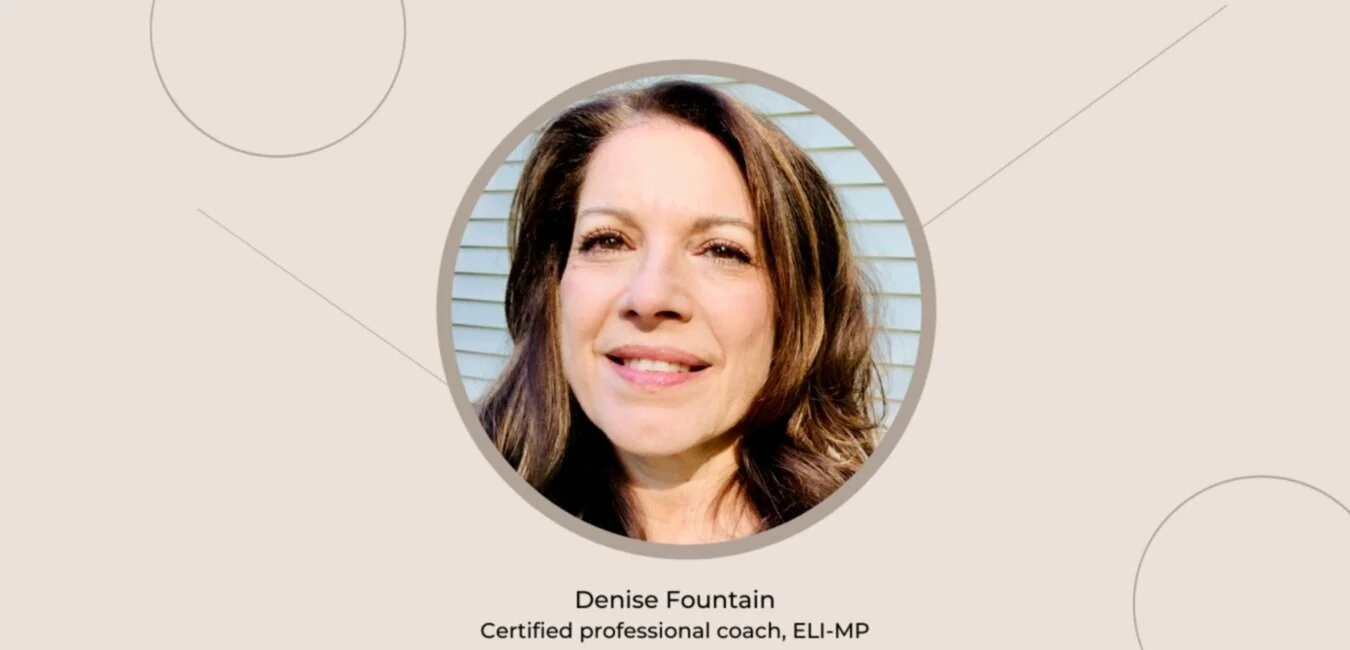 photo of Denise Fountain inside circle