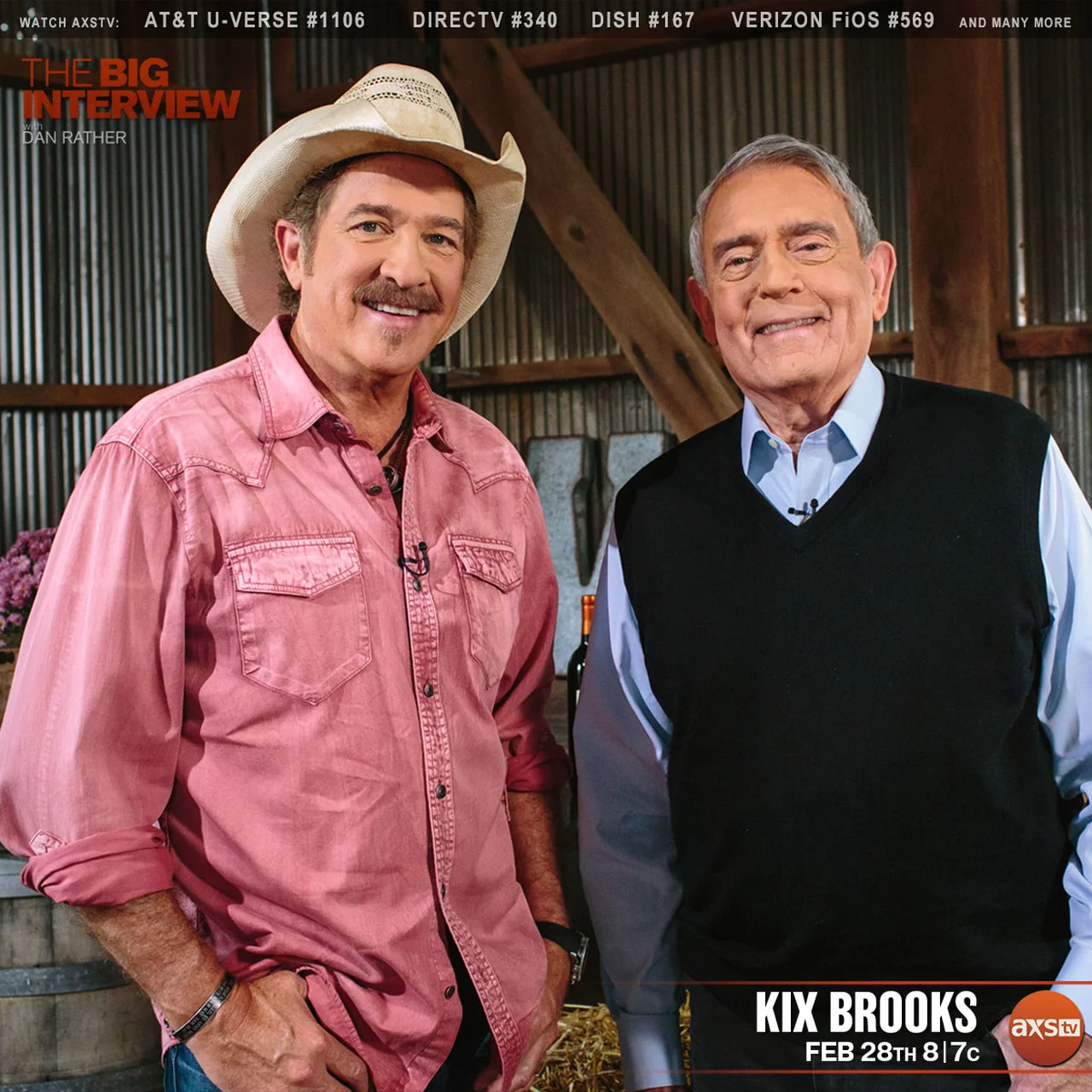 SEE KIX BROOKS ON DAN RATHER’S ‘THE BIG INTERVIEW'