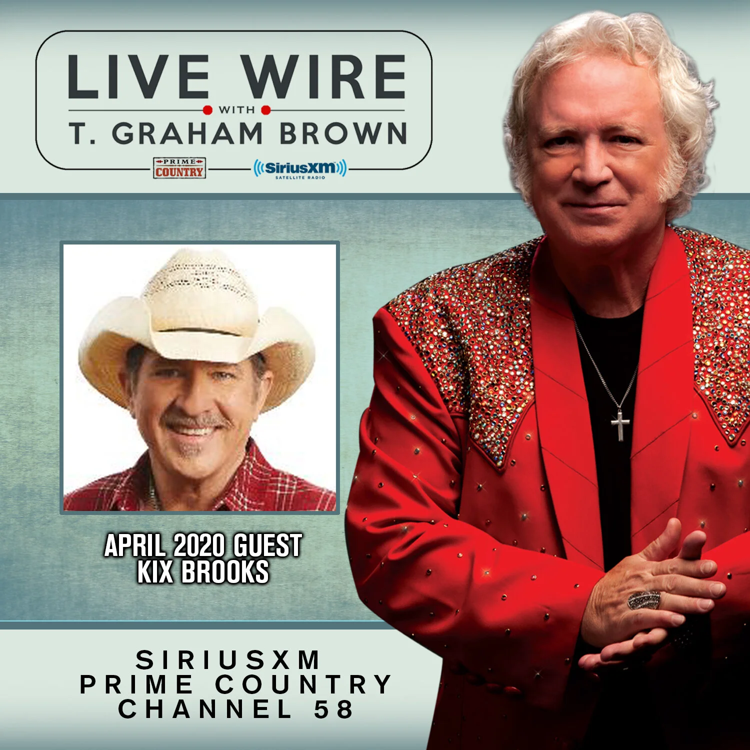 TUNE IN TO HEAR KIX BROOKS ON LIVE WIRE WITH T. GRAHAM BROWN