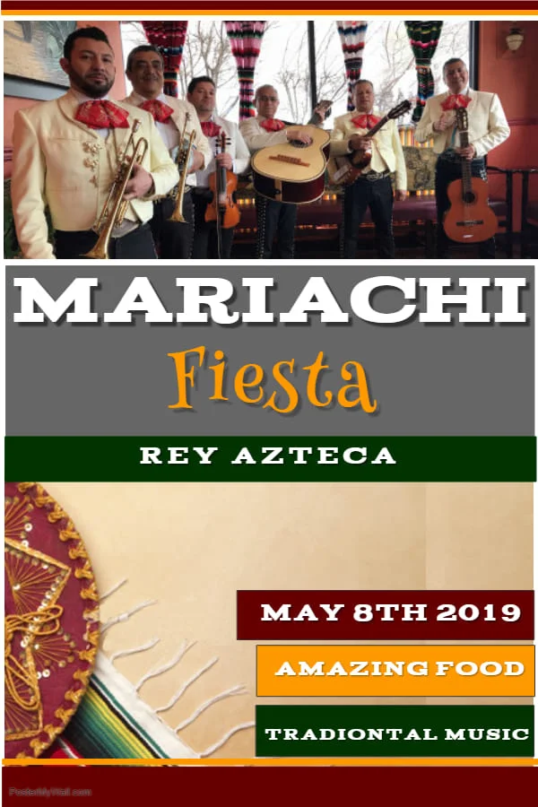      

 
   JOIN US ON MAY 8th FOR A LIVE PERFORMANCE BY THE REY AZTECA MARIACHI BAND   STARTING @ 5PM 
 






















     