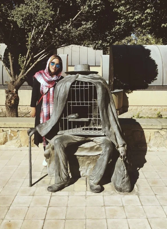 This is me at the Tehran Museum of Contemporary Art