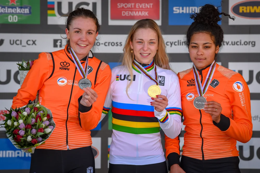 Inge van der Heijden bovenaan Nederlands podium in WK beloften