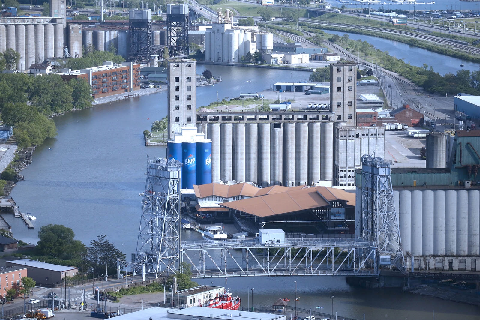 A view of Buffalo RiverWorks