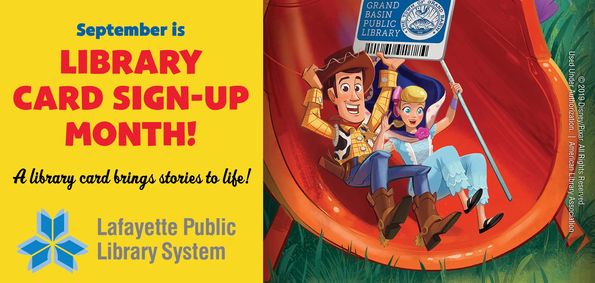 September is Library Card Sign-up Month