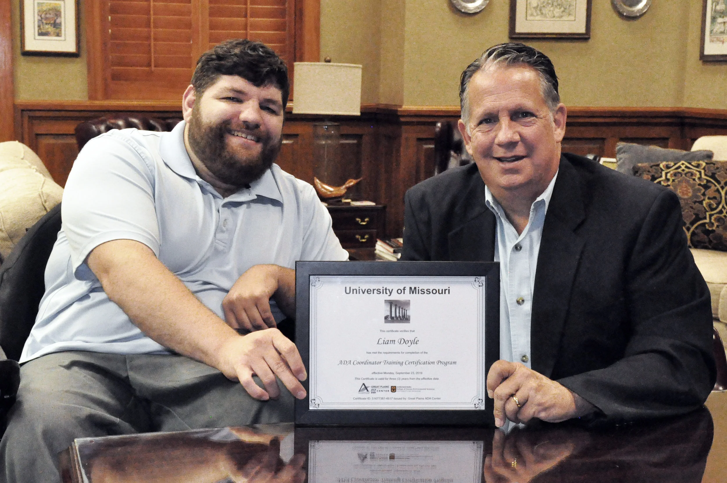 LCG Disability Awareness Coordinator Receives National Certification