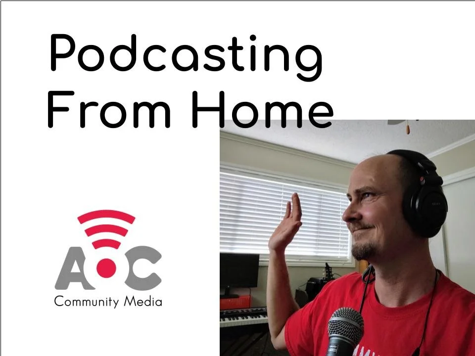 Podcasting from Home with AOC