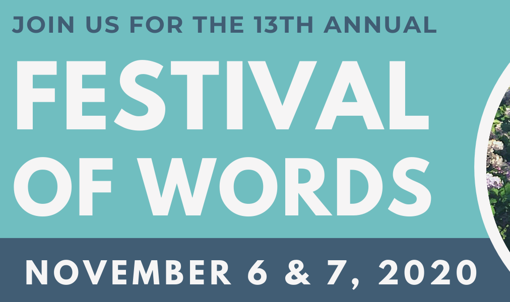 Festival of Words (virtual) Nov. 6 &amp; 7