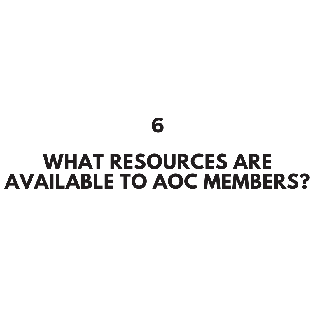 What Resources are available to AOC members.png