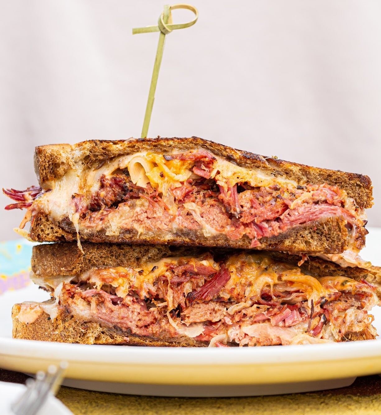 It&rsquo;s unclear who invented the Reuben. It either came from NYC or Omaha Nebraska. All we know is that it was definitely named after one Rueben or another, and that we make a pretty knock out one if we may say so ourselves. Thank you Rueben(s), w