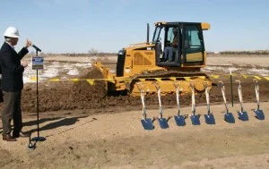 Dakota Prairie Refinery Groudbreaking Governor Dalrymple