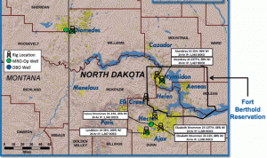 Marathon Oil Bakken Shale Map