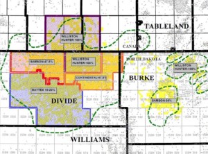 Magnum Hunter Bakken Shale Map