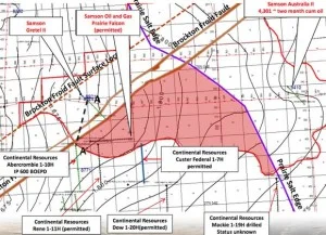 Samson Oil Gas Roosevelt Project Bakken Map
