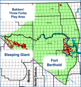 Enerplus Bakken Map