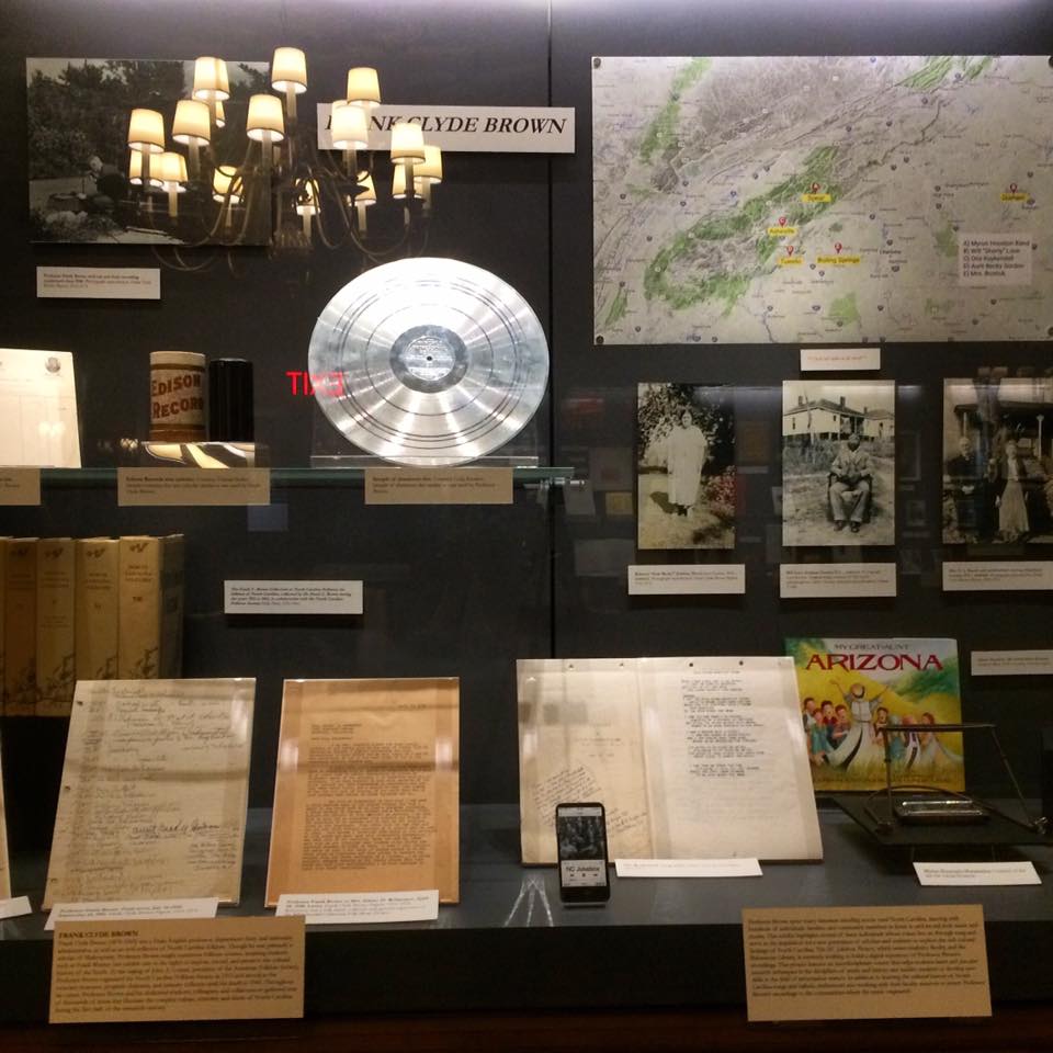 NC Jukebox exhibit in Duke University's Rubenstein Library