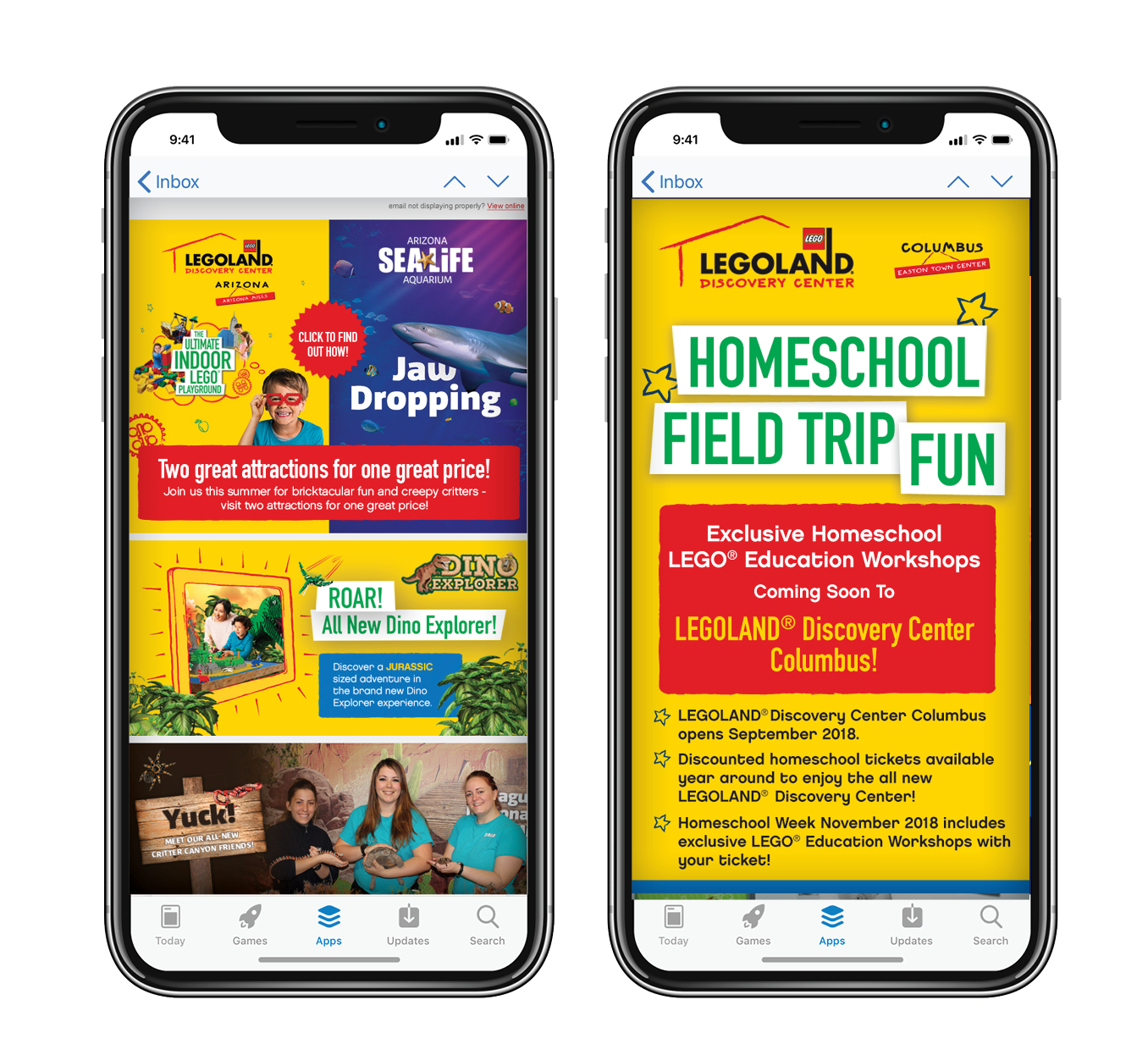 Merlin Entertainment Email Campaign