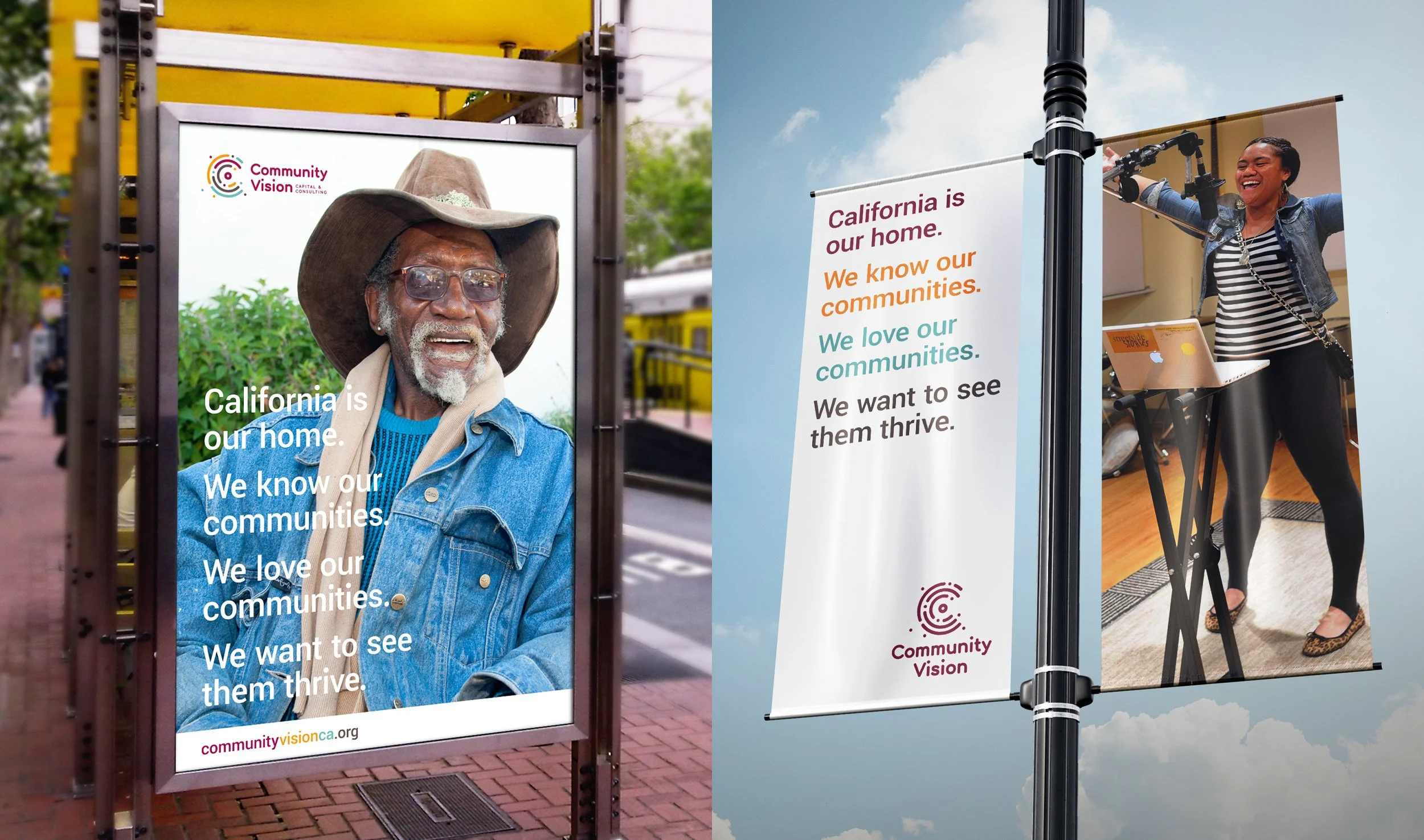 Bus Shelter Poster & Street Banners