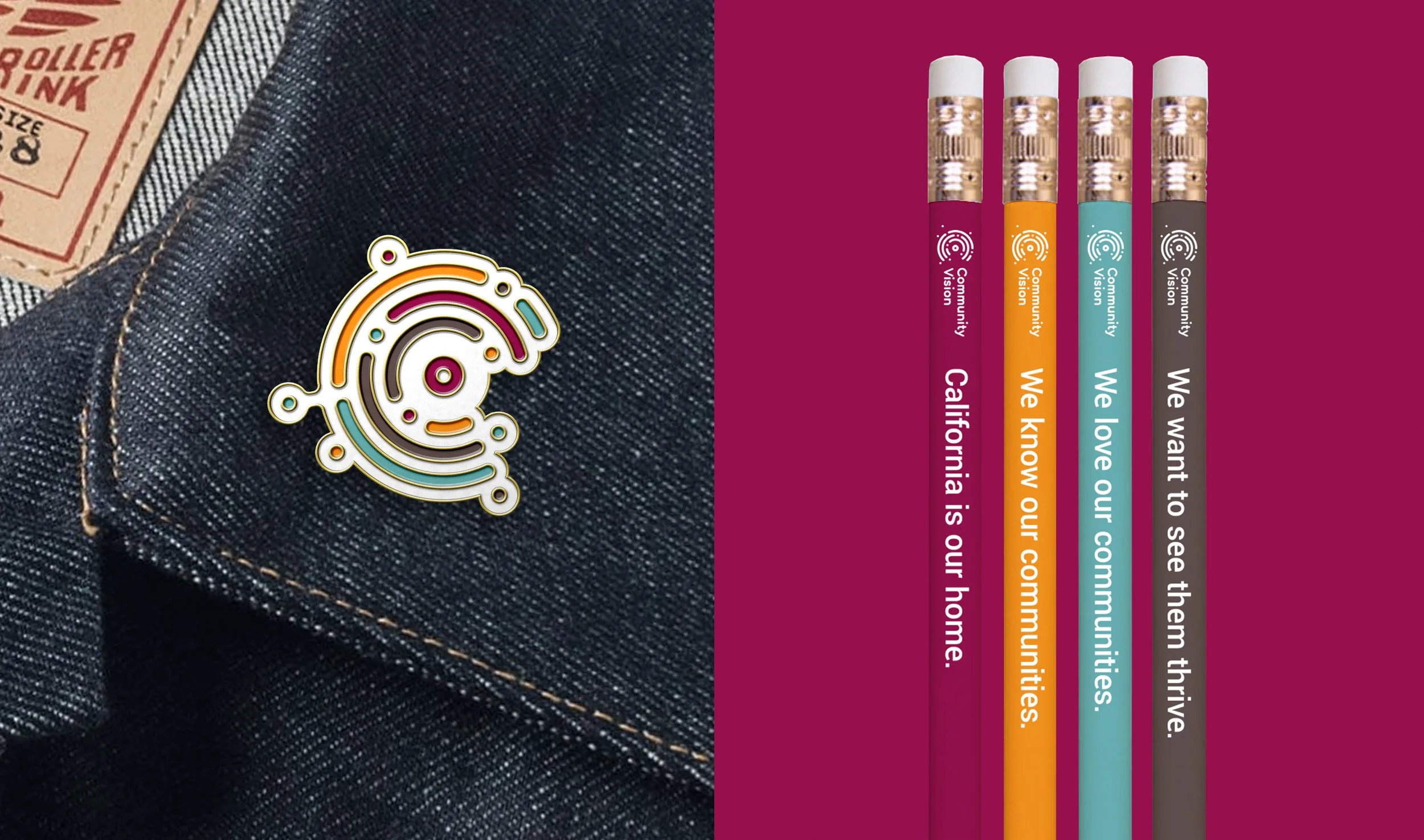 Enamel Pin & Pencil Set