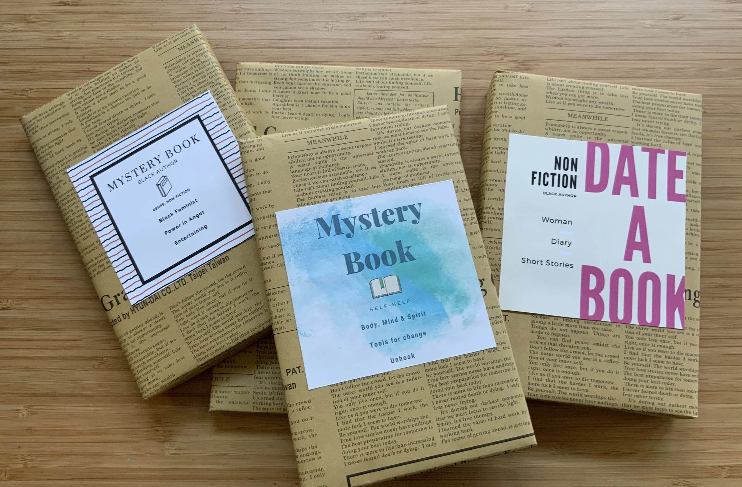 Mystery Book/Date a Book - Non-Fiction