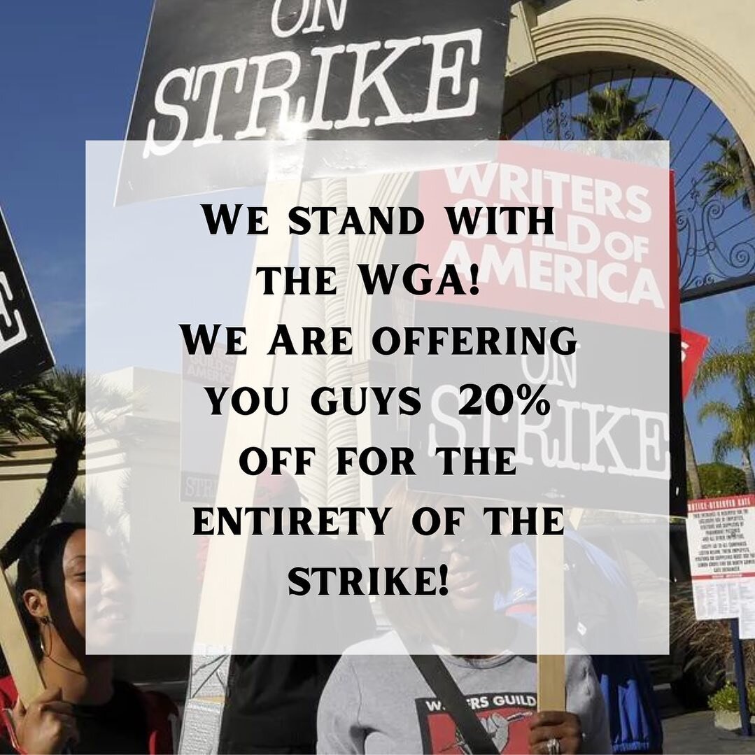 We stand with you! @wgawest @wgaeast #writerguildofamerica #wgastrong