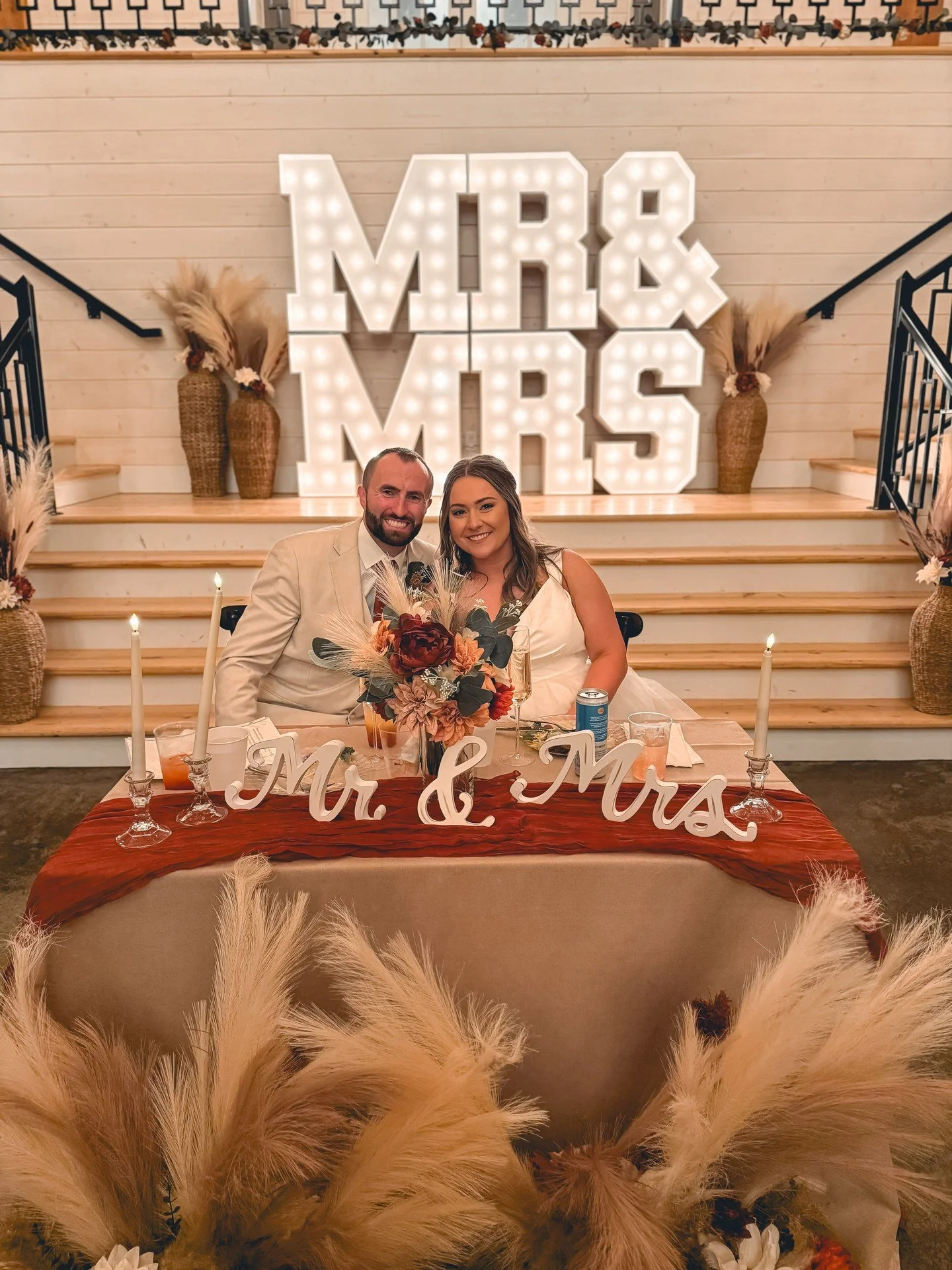 Congratulations to Medina on her nuptials! 
Introducing Mr. &amp; Mrs. Cameron Blanton. 💍 🍰