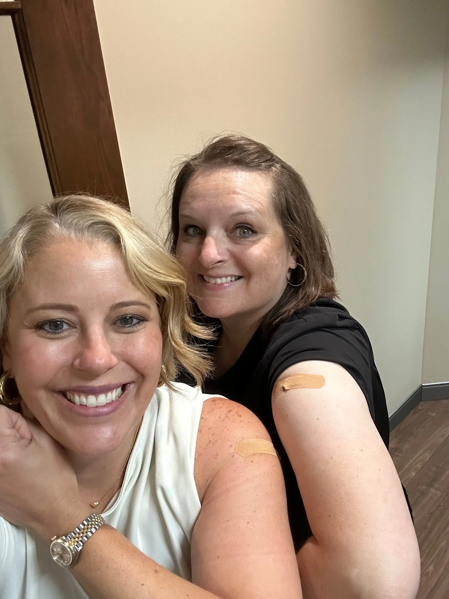 It was a great day to get a flu shot! 

We are thankful to St. Luke's Hospital's on-site flu shot clinic, which brings us the flu shot each year.