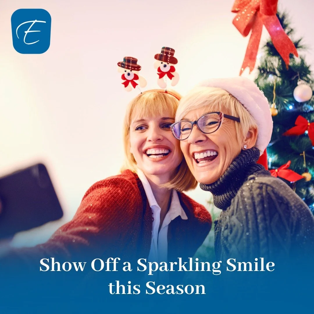 Add a little sparkle to your holiday with a quick teeth whitening from us.

Did you know that teeth whitening provided by your dentist:
- Lasts longer
- Is safer on your tooth enamel and gums
- Has faster results 

Go online today at ellisdental.com/