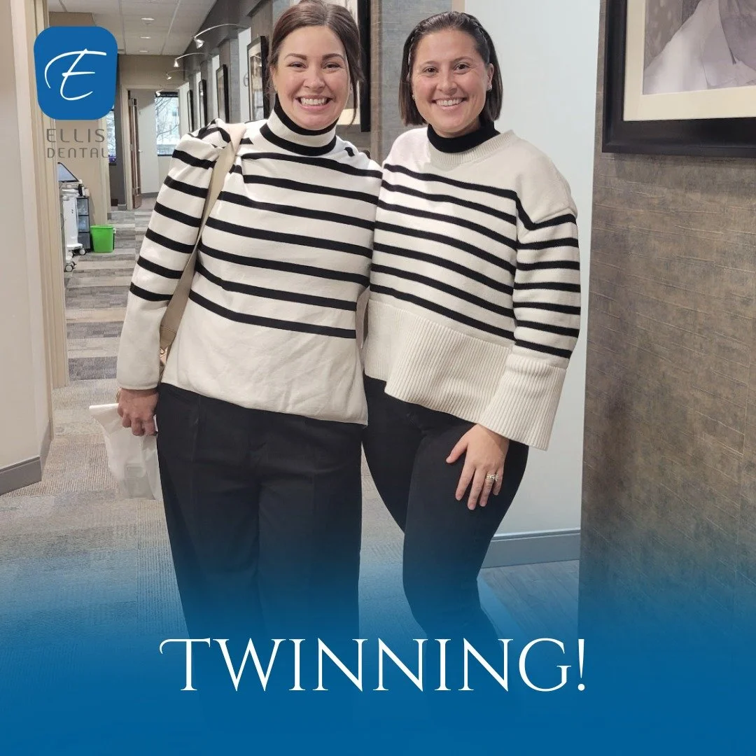 How cute is this duo? 🖤🤍

Bailey and her patient showed up today in matching stripes and totally owned the twinning moment 😎✨

We love seeing our patients brighten up the office like this. Matching fits, matching smiles, perfect start to the day ?