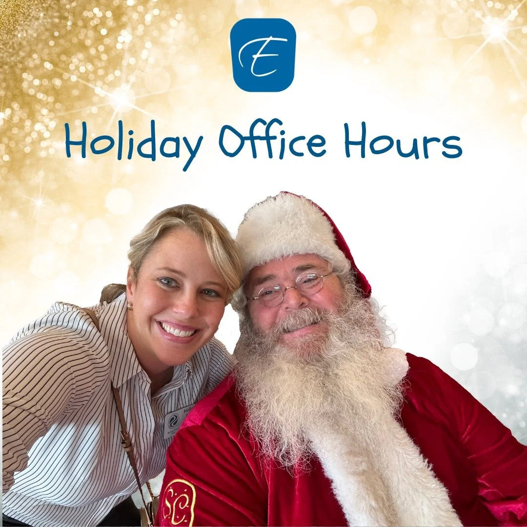 We are closed Dec 24-26 as well as Dec. 31.