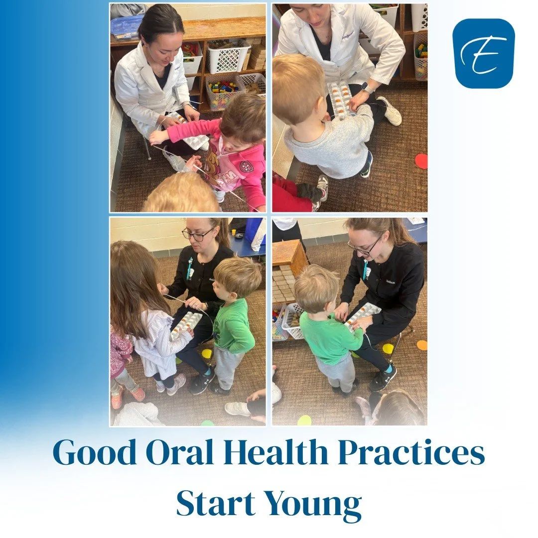 Dr. O and Madison visited St. Philip's Early Childhood Center to share about oral health care during Children's Dental Health Month (February). These preschoolers had lots of fun with hands-on learning.