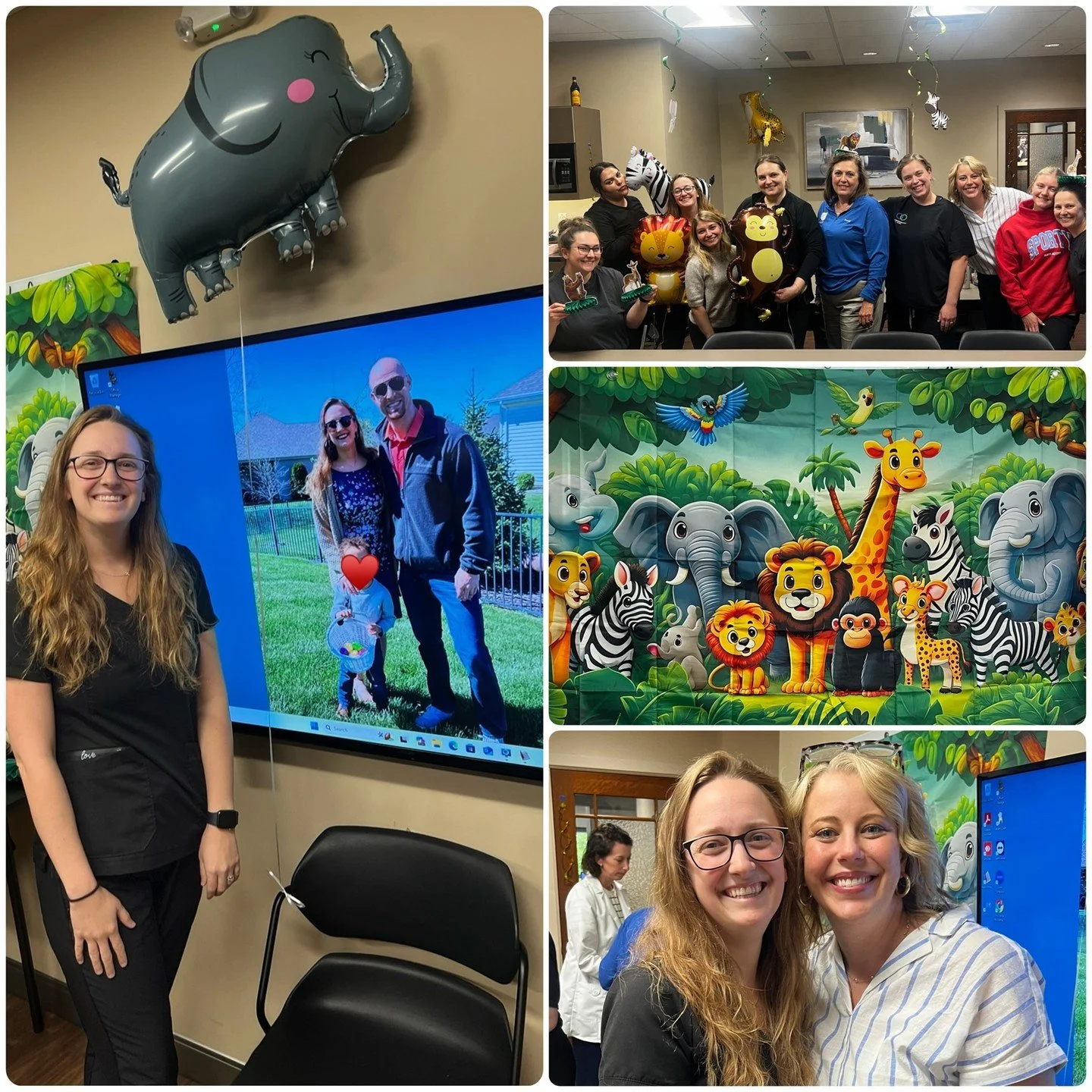 We held a foster shower for our dental assistant, Madison, today. We are so excited for her and her husband, Hunter, as they&rsquo;ve opened their hearts and home to welcome a child in need. 💕 💐