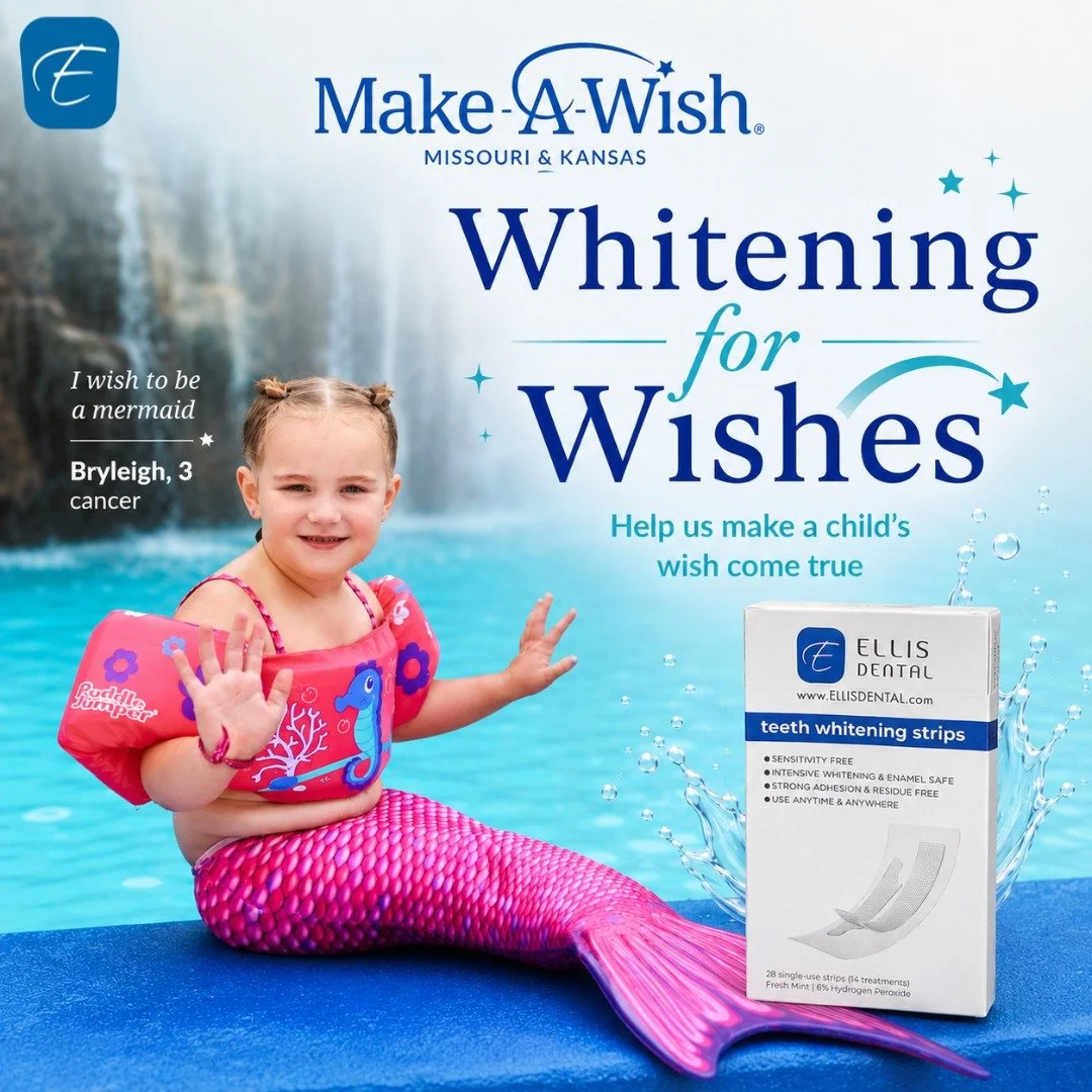 This summer, we&rsquo;re partnering with the Make-A-Wish Missouri &amp; Kansas chapter to make a child&rsquo;s dream come true. And you can help! ✨

When you purchase one (or all three) of our teeth whitening kits, we&rsquo;ll donate a whopping 50% t