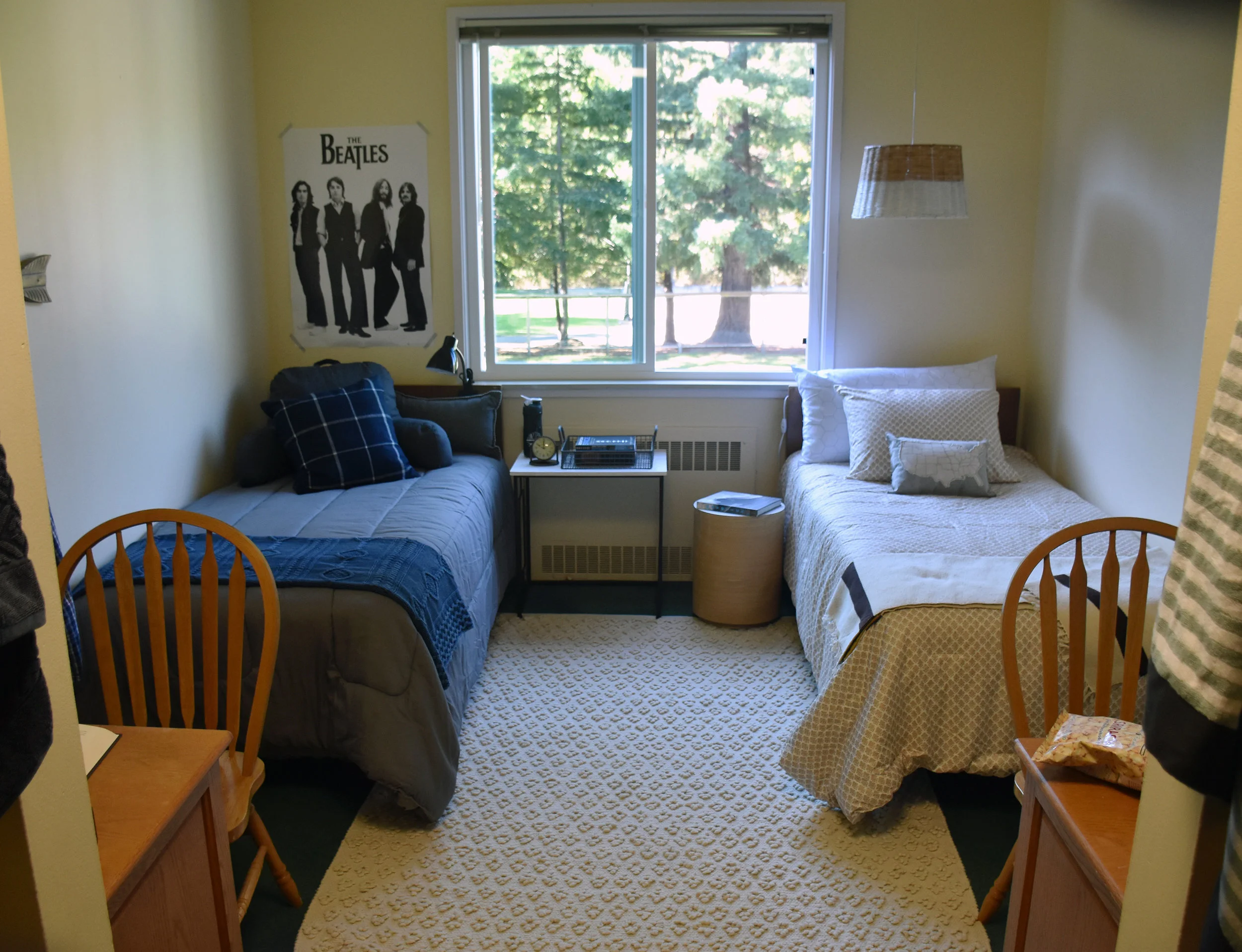 Sample dormitory room at San Domenico.