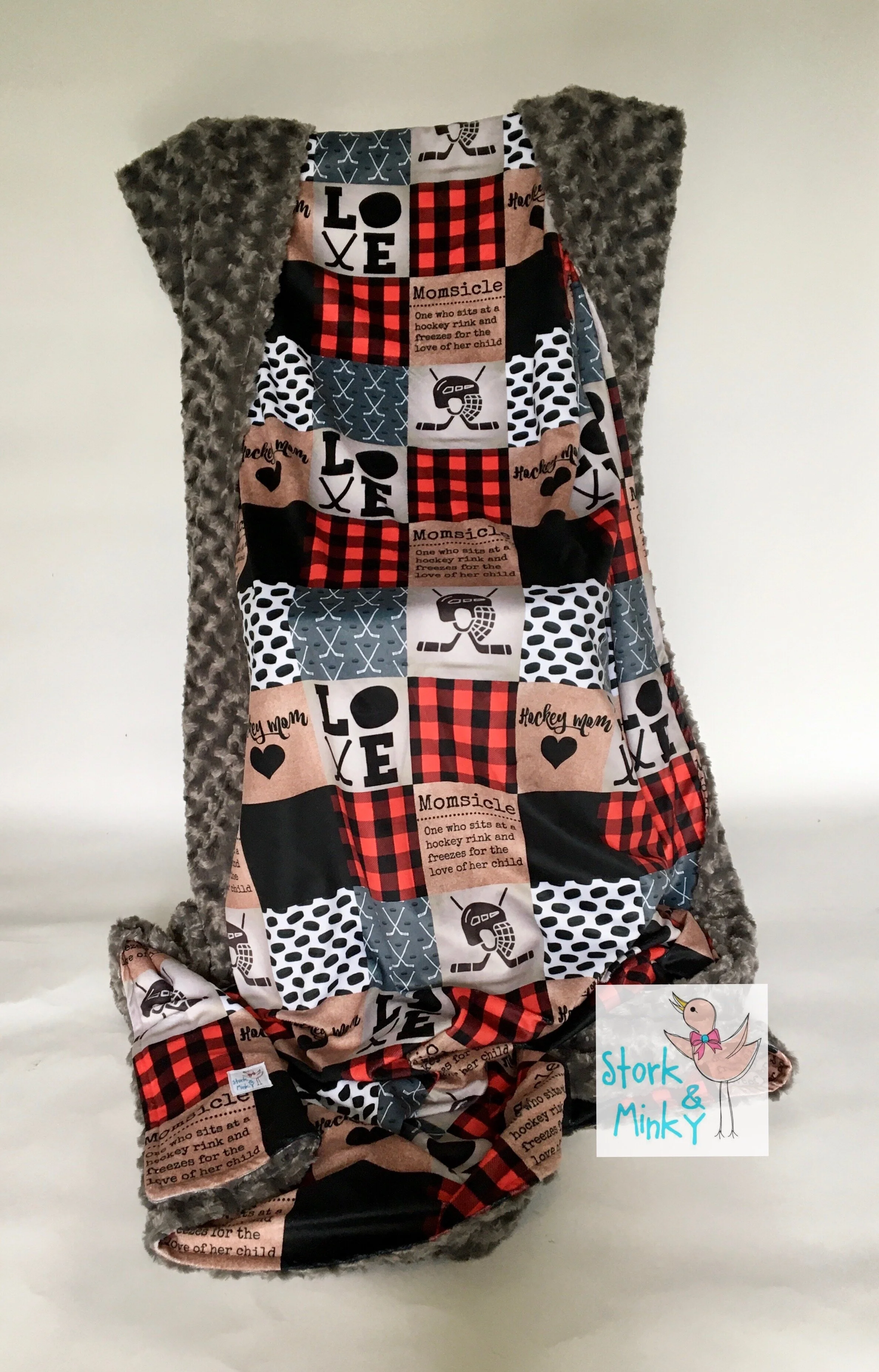 Hockey mom Large Patchwork