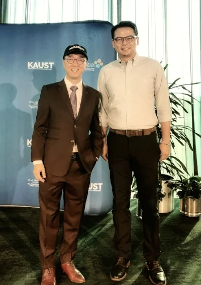 President Tony F. Chan and Prof. Vincent Tung