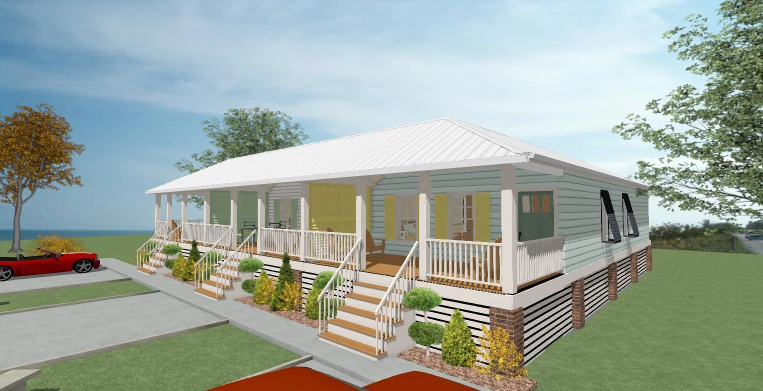 Cottages rendering skewed May 2018