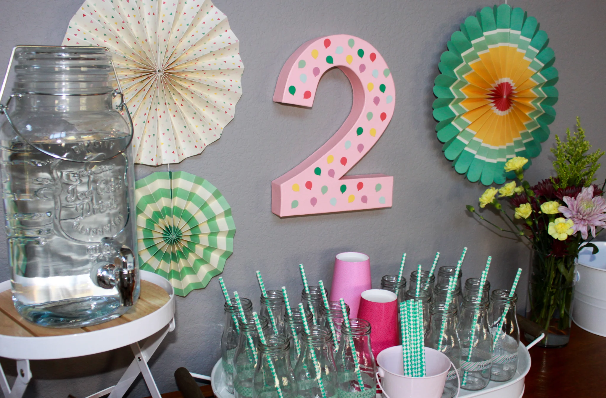 Pastel Balloon Party Decor - OhSoFancyParty.com