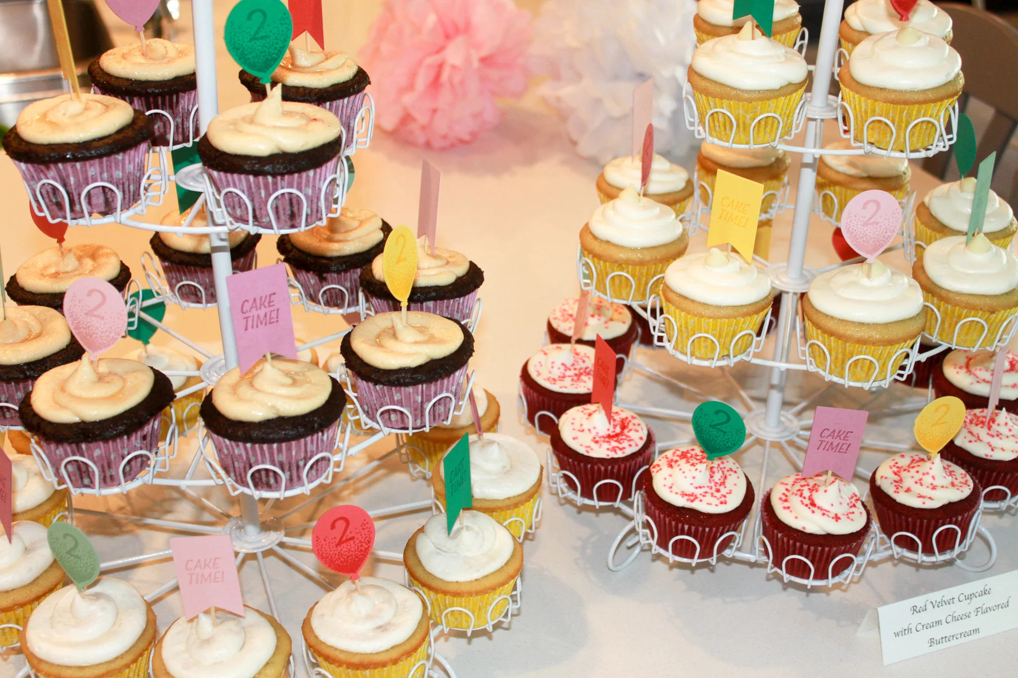 Pastel Cupcake Toppers - OhSoFancyParty.com
