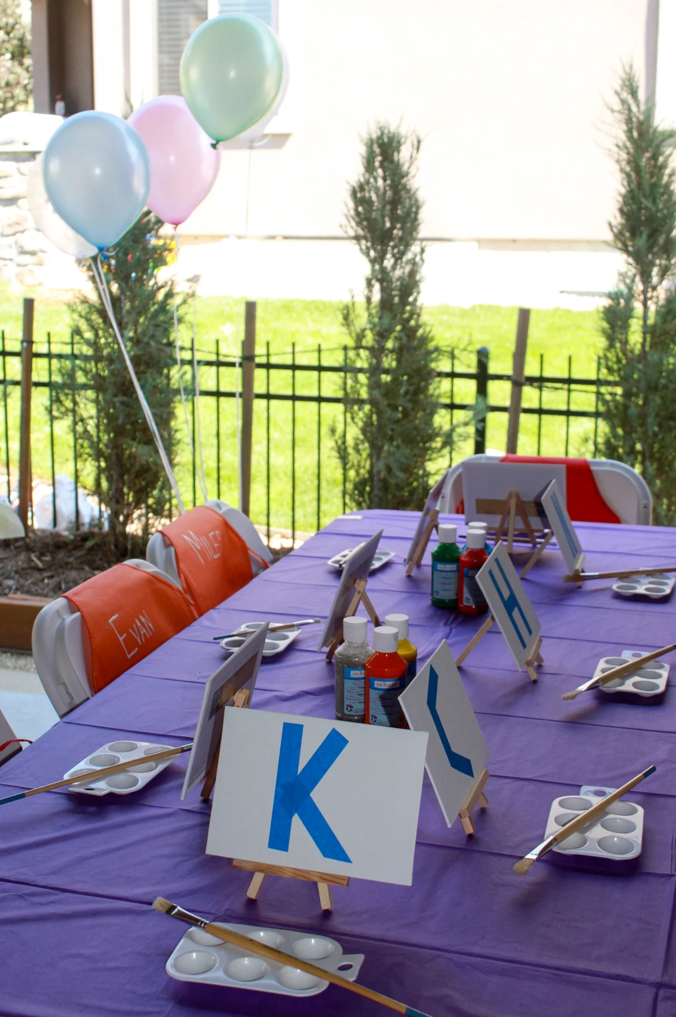 Kids Art Party - OhSoFancyParty.com