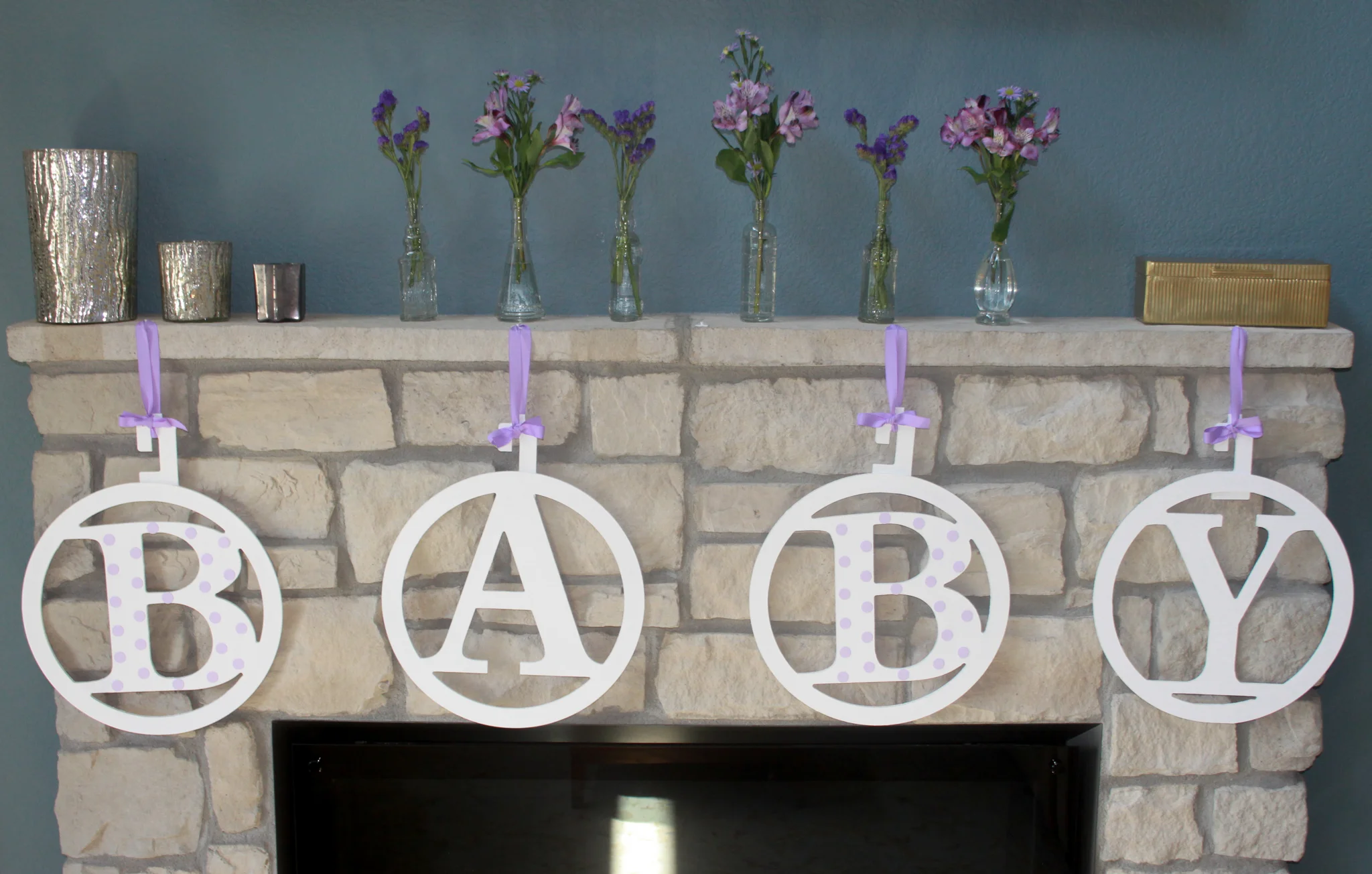 Baby Girl Sprinkle Baby Signs - OhSoFancyParty.com